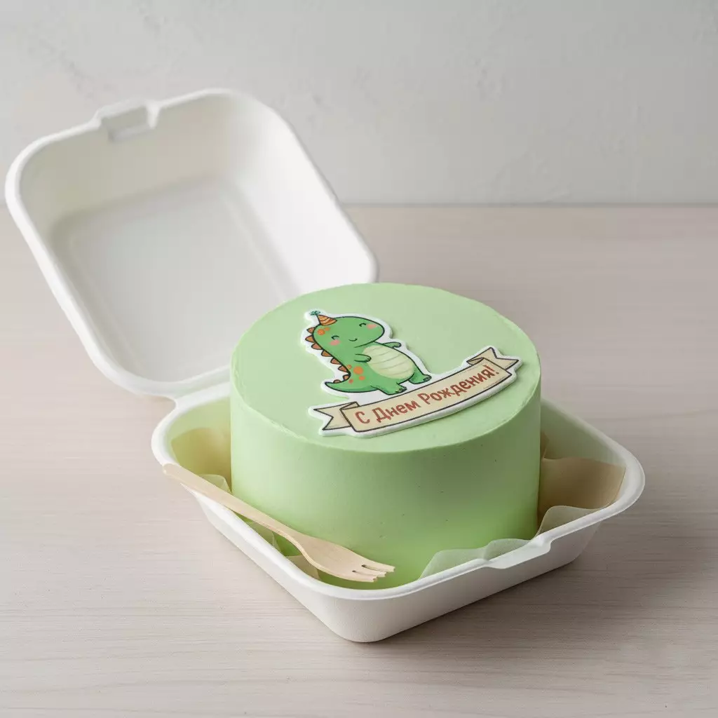 Бенто-торт Динозавр — мини торт с динозавром от AnyCake, Нижний Новгород