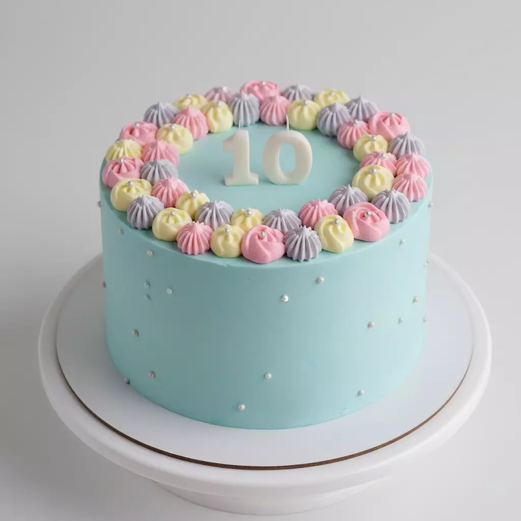 Торт на 10 лет 1.5 кг — праздничный детский торт от AnyCake, Нижний Новгород